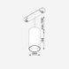 Track light Tube 50 9w - Black, 4000K u10449 photo 3