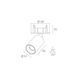 Built-in luminaire Skarlat RSL74097 12W WH+BK 4000K s61186 photo 2