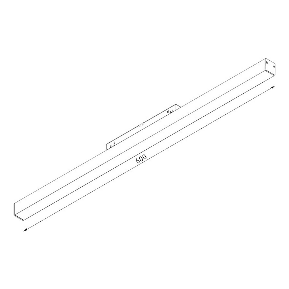 Трековий світильник ULIGHT Line-C 20W 3000K white u02226 фото