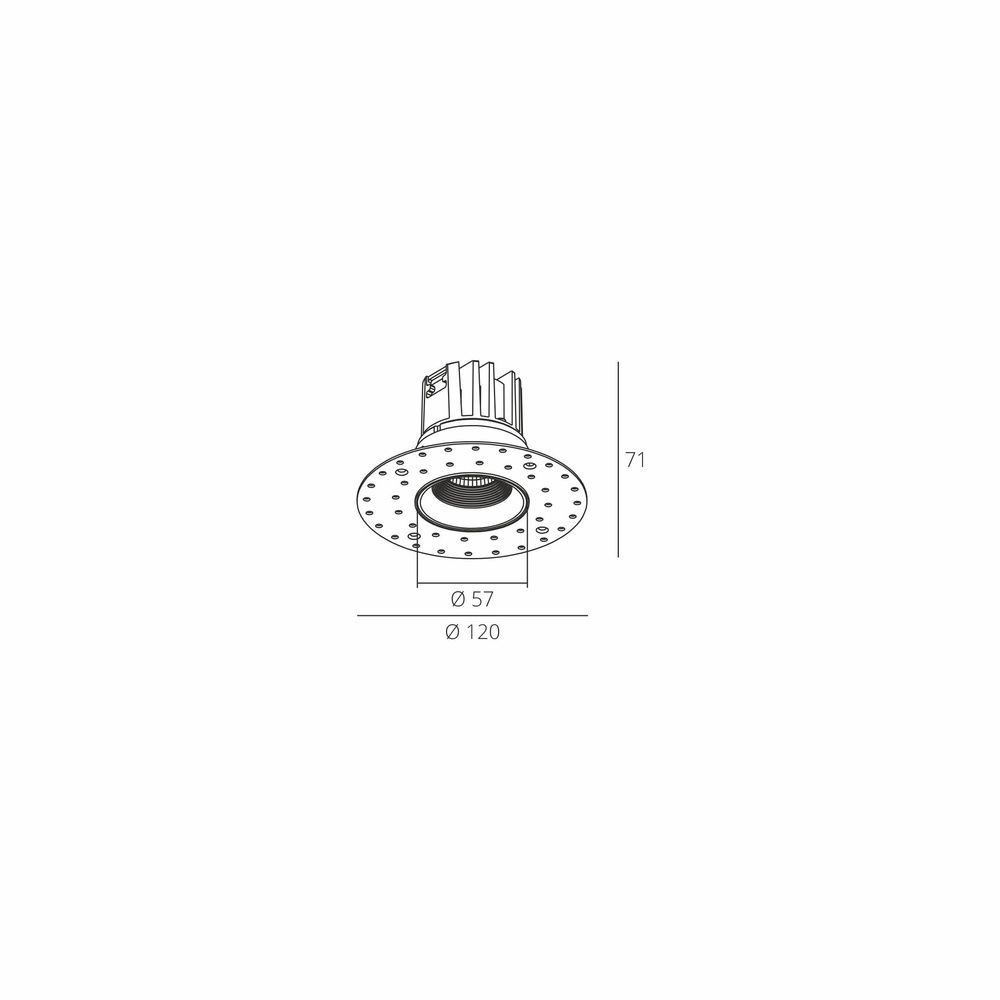 Вбудований світильник Skarlat RSL74236 10W WH 3000K s1695385 фото