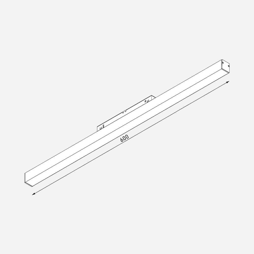 Track light Line 20w - White, 4000K u02227 photo