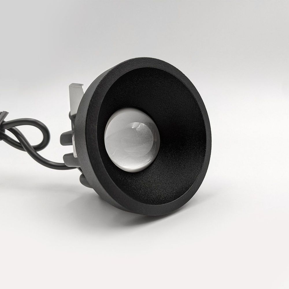 Built-in luminaire Skarlat RSL74091-2.5 7W BK 3000K s61427 photo