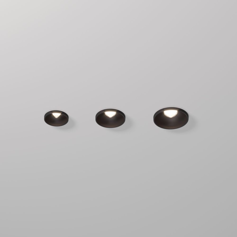Built-in luminaire Skarlat RSL74091-2.5 7W BK 3000K s61427 photo