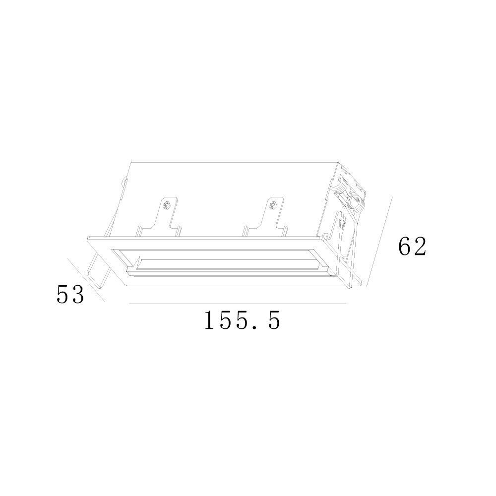 Встроенный светильник Skarlat RSL74104 5&times;2W WH+BK 4000K s26756 фото