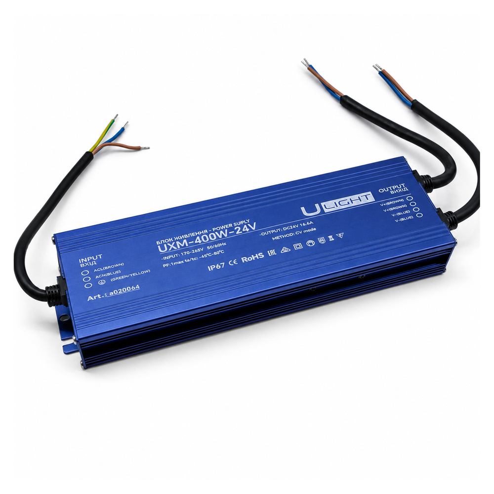 Upower UXM-400W-24V - Герметичный блок питания IP67 24В 400Вт a020064 фото