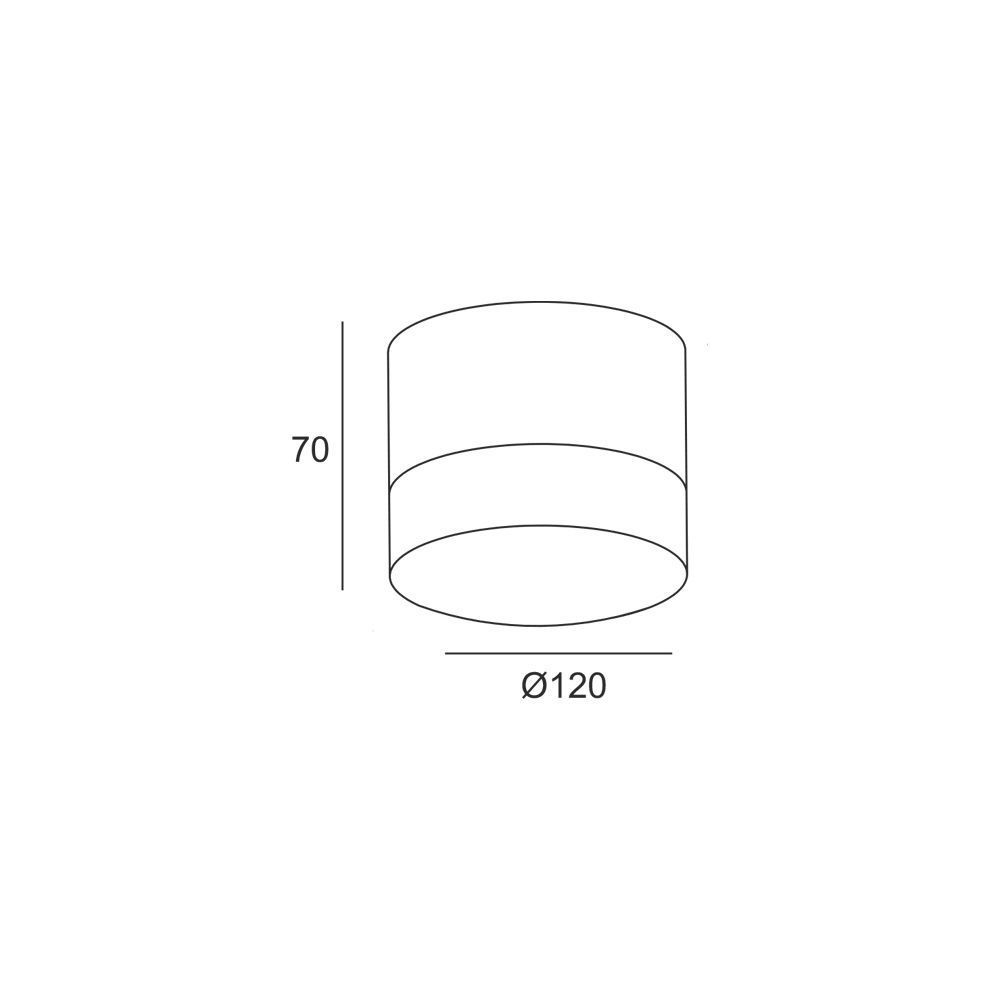 Surface-mounted Skarlat RDLС73017-4 10W WH 4000K s26759 photo