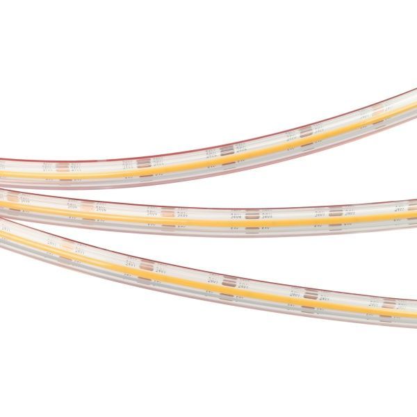Світлодіодна стрічка Ustrip LED480-COB-W30-24V-10W-8mm-FC-IP65H теплий білий a000028 фото