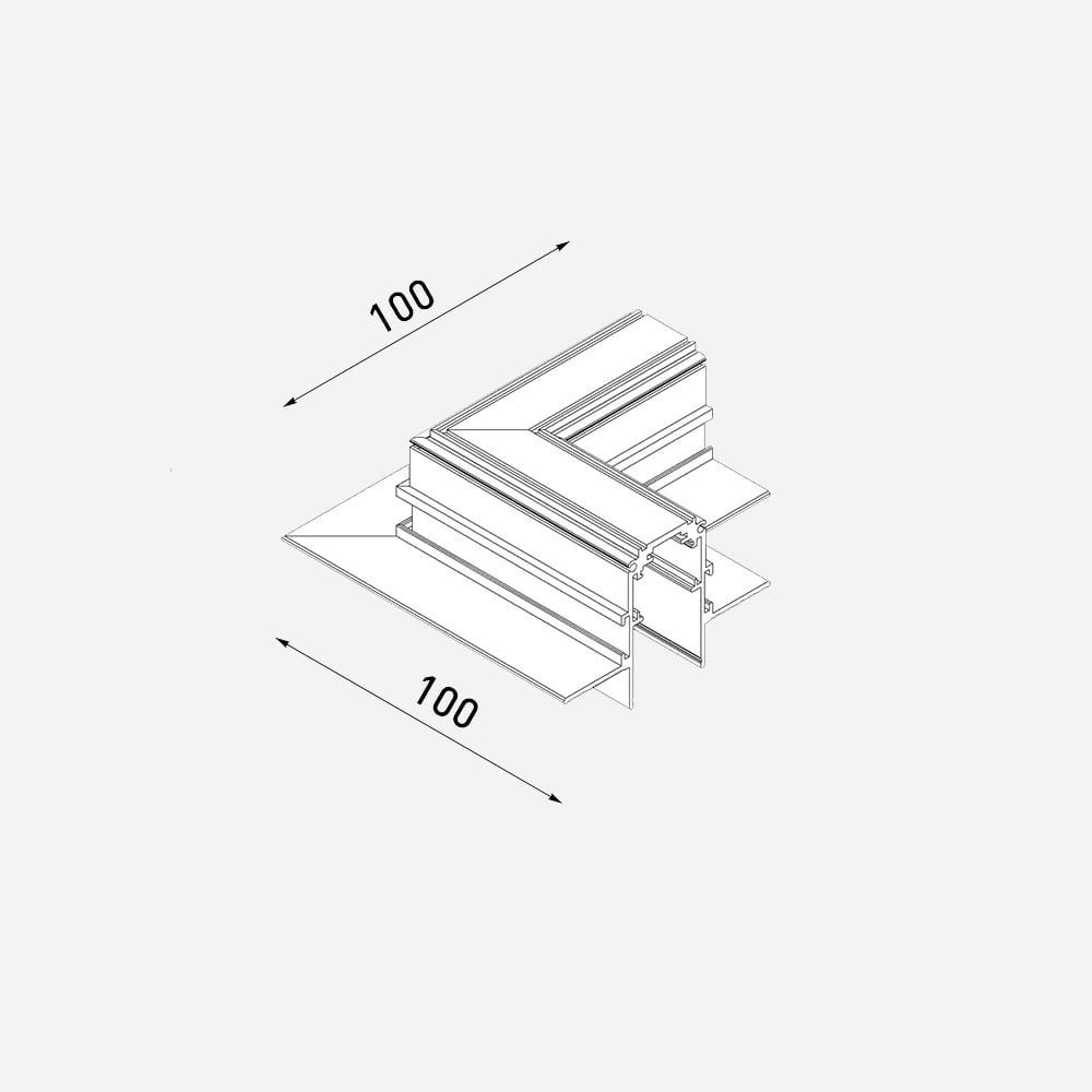 90 Degree Angle for R20 Profile - Black u02018 photo