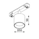 DALI cвітильник трековий ULIGHT Not Spot50 4W 4000K white u02883d фото 2