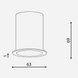 Recessed Light Polo 7W F - White, 4000K u09052 photo 2