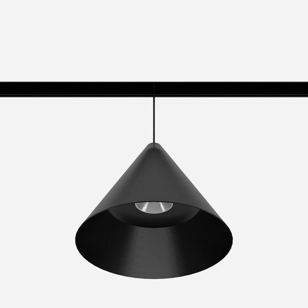 Track light Bell pendant 12w - Black, 4000K u02929 photo