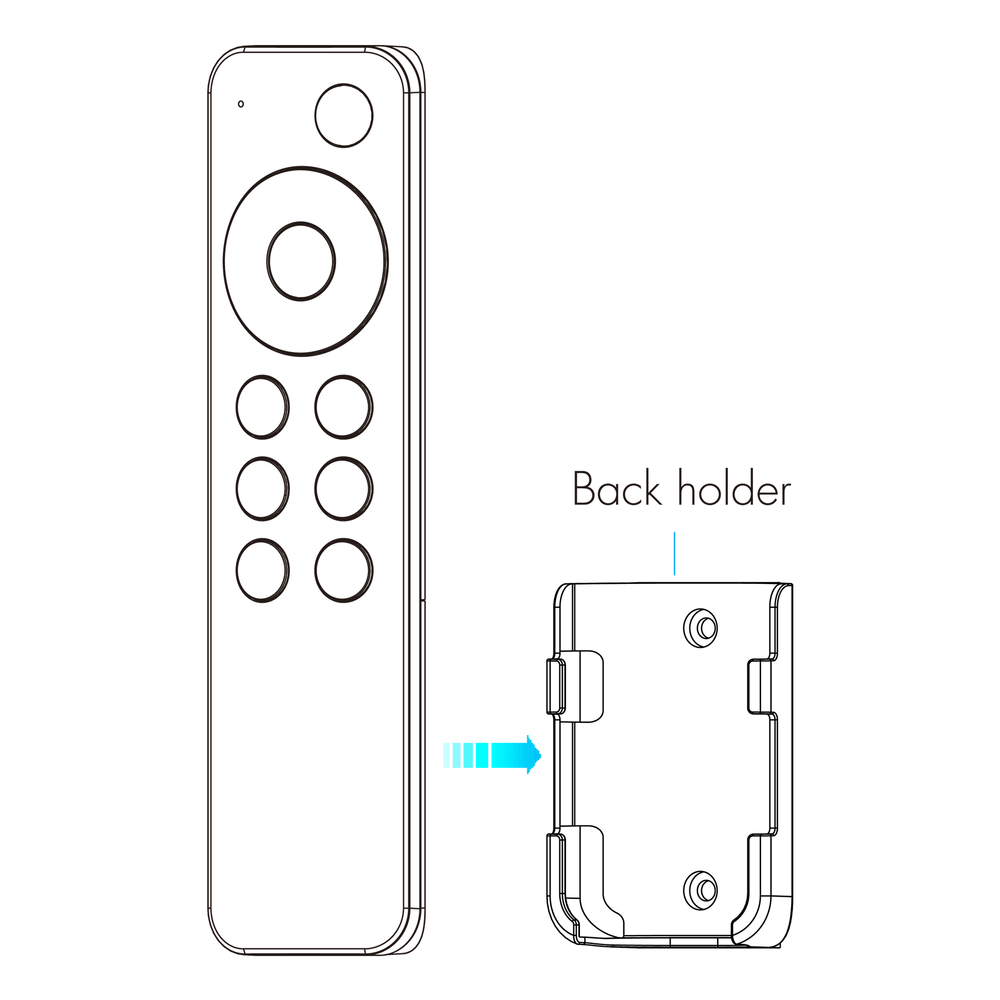 USMART URL1 - RF Remote Control 12-button Radio Frequency - DIM a010152 photo