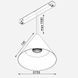 Світильник трековий Bell pendant 12w - Білий, 3000K u02930 фото 4
