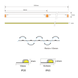 Ustrip LED630-ECOB-RGB-24V-9W-10mm - RGB end glow LED strip a000106 photo 2