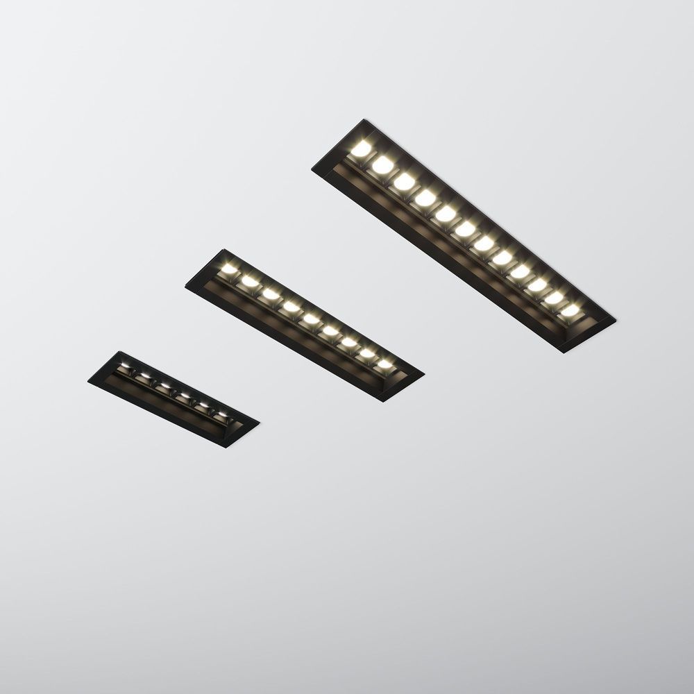 Built-in luminaire Skarlat RSL74167 12&times;2W BK+GD 3000K s60453 photo