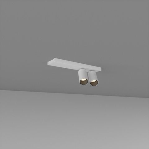 Surface-mounted Skarlat RSLC78049-2 2&times;7W WH+BK 3000K s1695397 photo