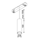 DALI cветильник трековый ULIGHT Tube28 3W 4000K white u02570d фото 2