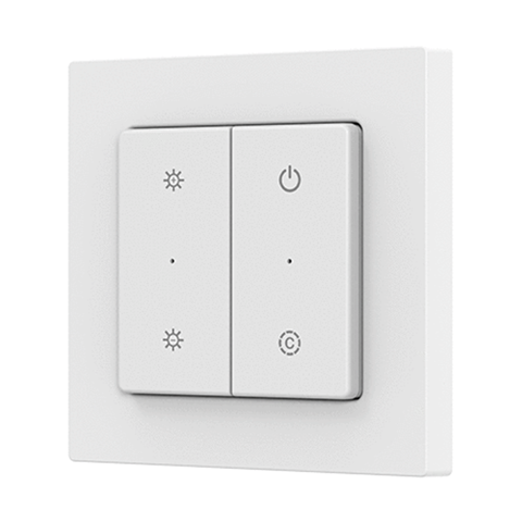 Usmart UPB2-C(F) (White) - RF Универсальная кнопочная накладная панель ДУ - DIM, CCT, RGB, RGBW, RGB+CCT a010158 фото