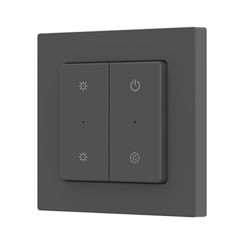 Usmart UPB2-C(F) (Black) - RF Универсальная кнопочная накладная панель ДУ - DIM, CCT, RGB, RGBW, RGB+CCT a010159 фото