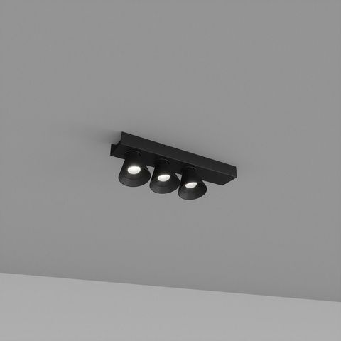 Surface-mounted Skarlat RSLC74131-3 3&times;7W BK 3000K s1695402 photo