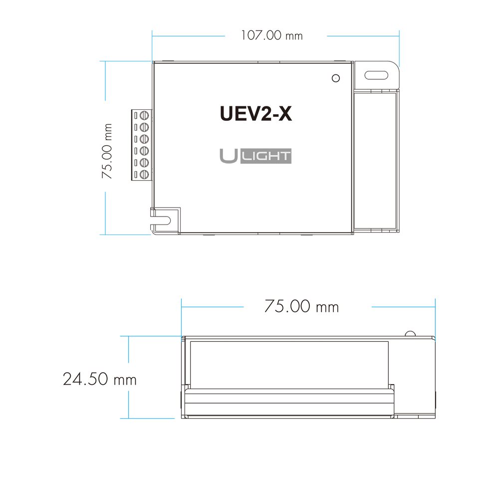 Usmart Repeater UEV2-X - 2-канальный повторитель усилитель постоянного напряжения - CCT a010164 фото