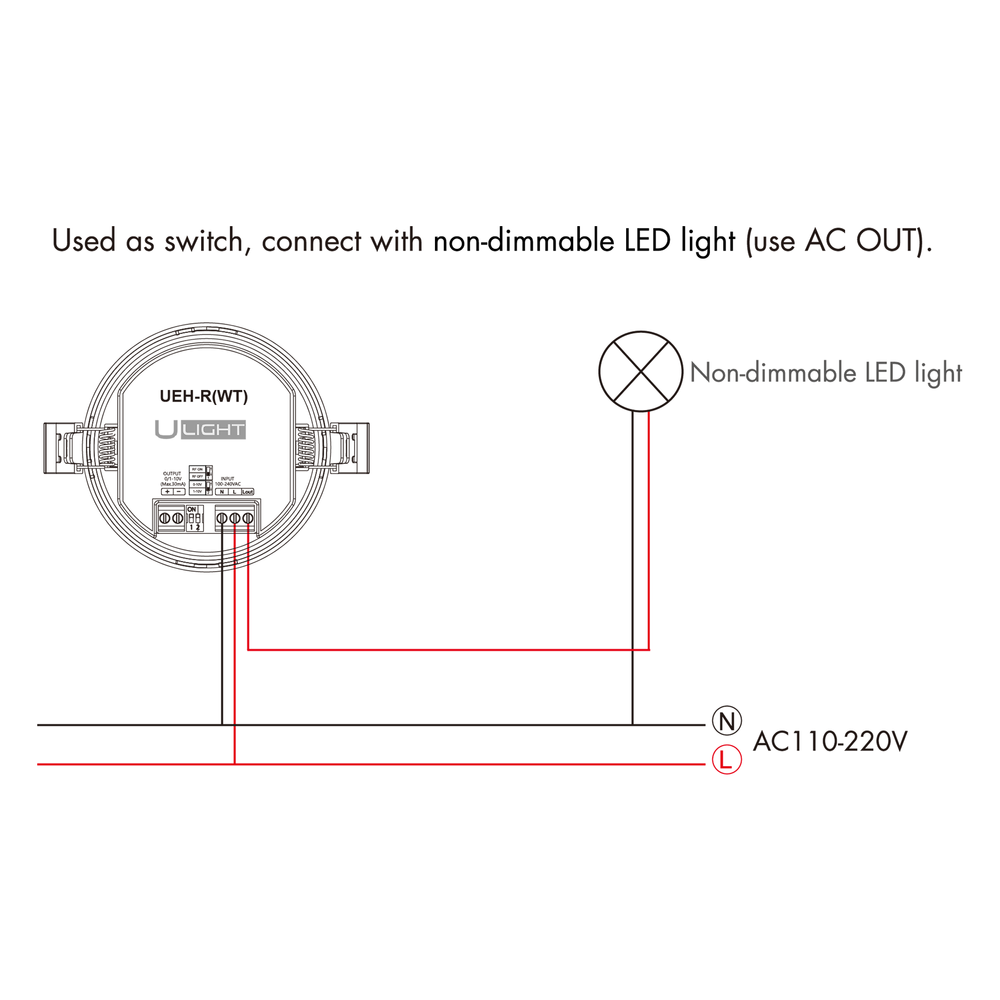 Usmart Sensor UEH-R(WT) - WiFi+RF+0/1-10V Multifunctional Microwave Motion Sensor a010165 photo