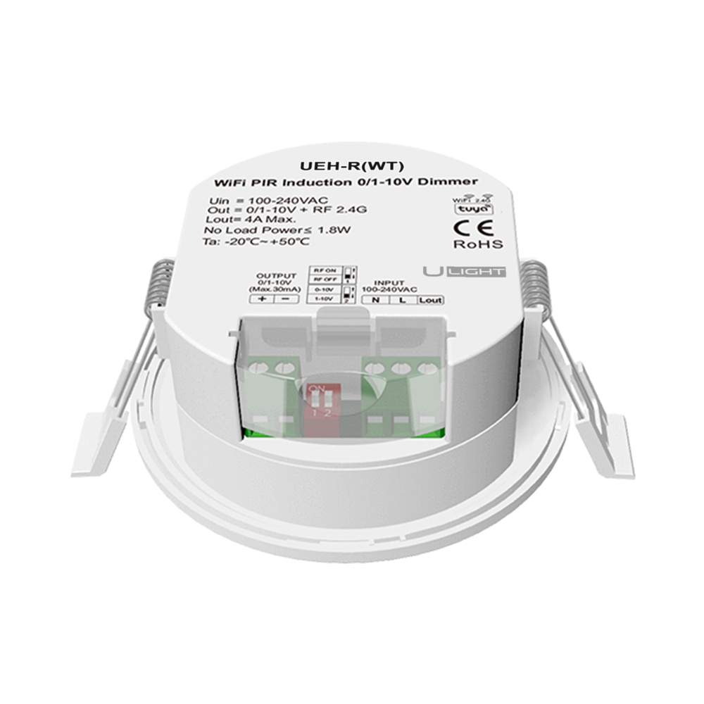 Usmart Sensor UEH-R(WT) - WiFi+RF+0/1-10V Multifunctional Microwave Motion Sensor a010165 photo