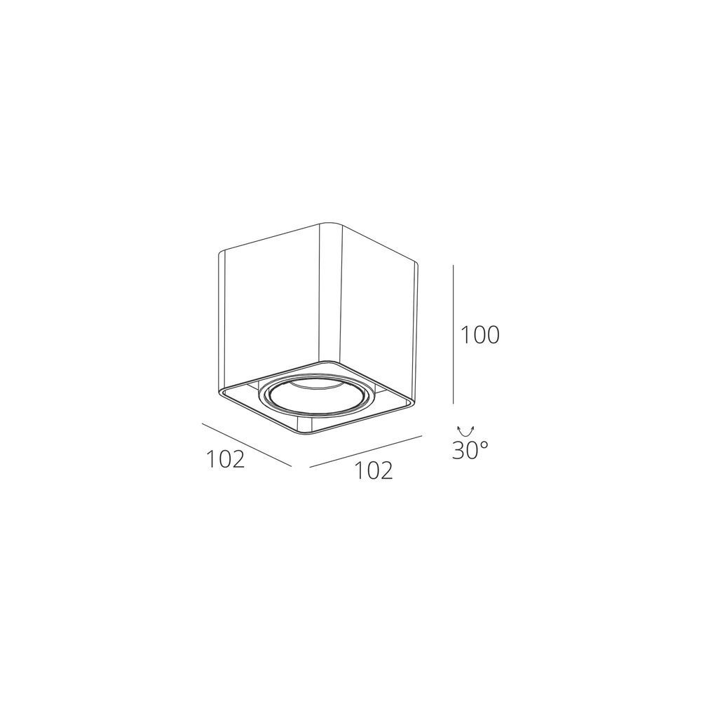 Точечный светильник Skarlat RSLC78004 10W BK 3000K s61265 фото