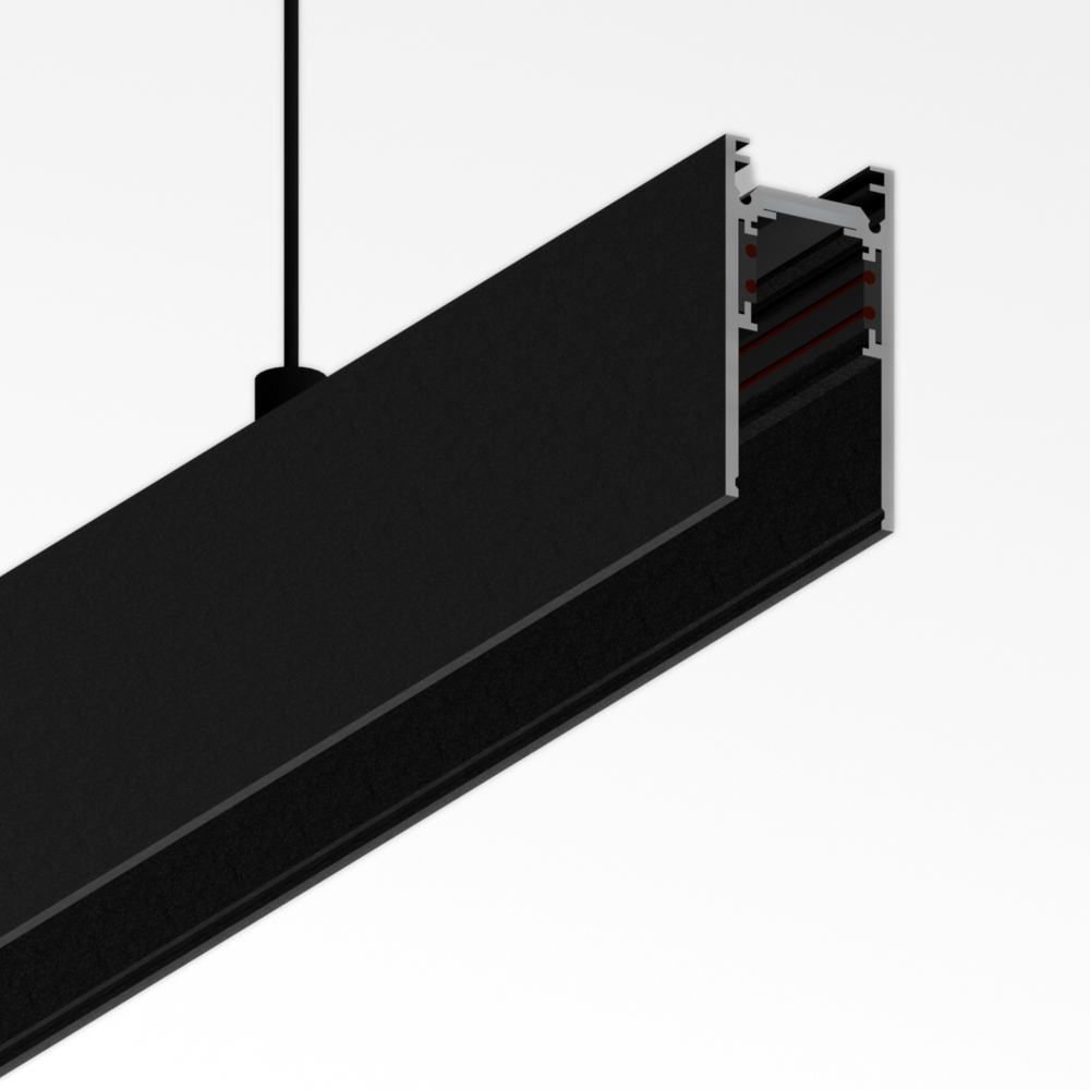 Профіль ULIGHT S20 магнітний трековий color RAL 1м u02005 фото