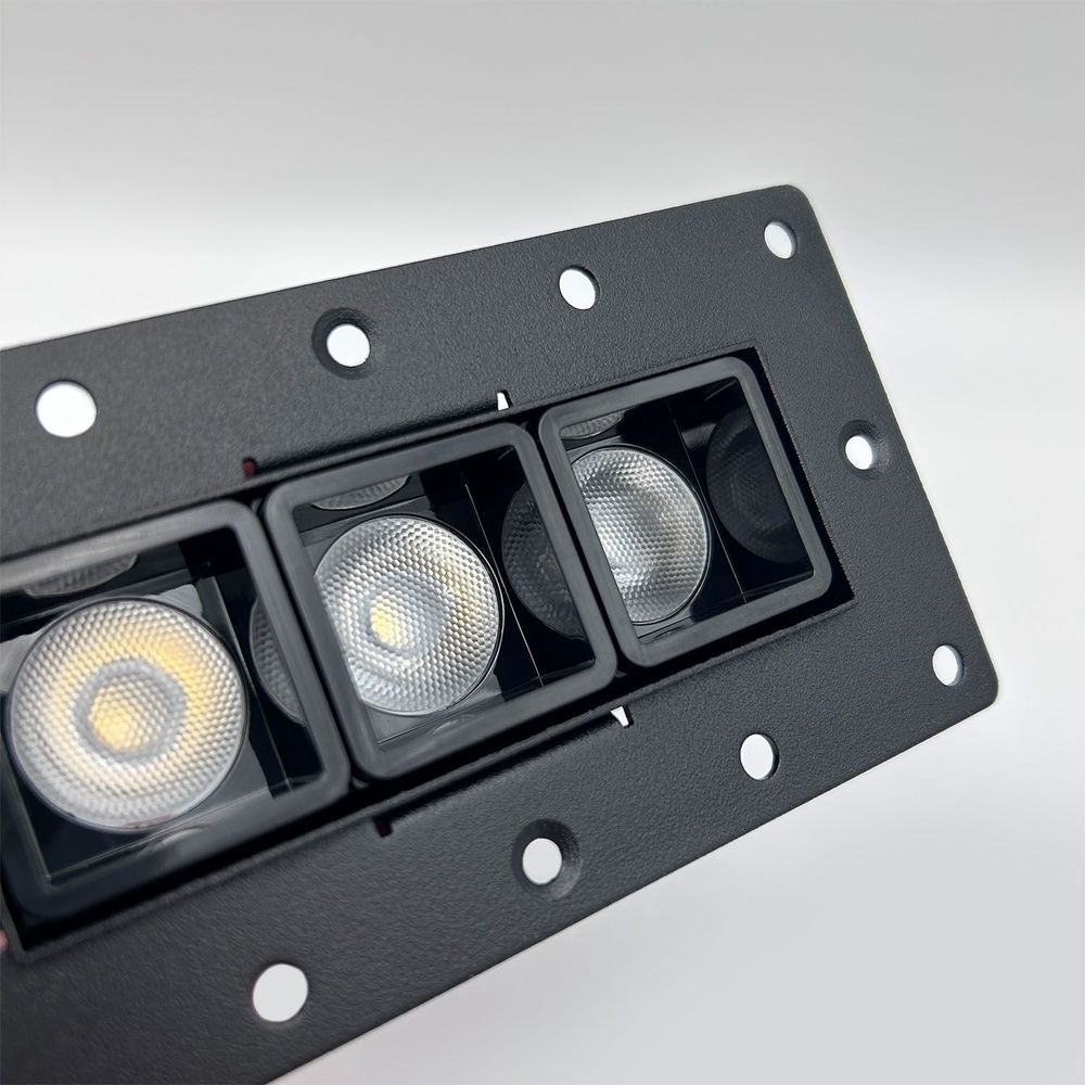 Built-in luminaire Skarlat RSL74145 3&times;2W BK 3000K s61143 photo