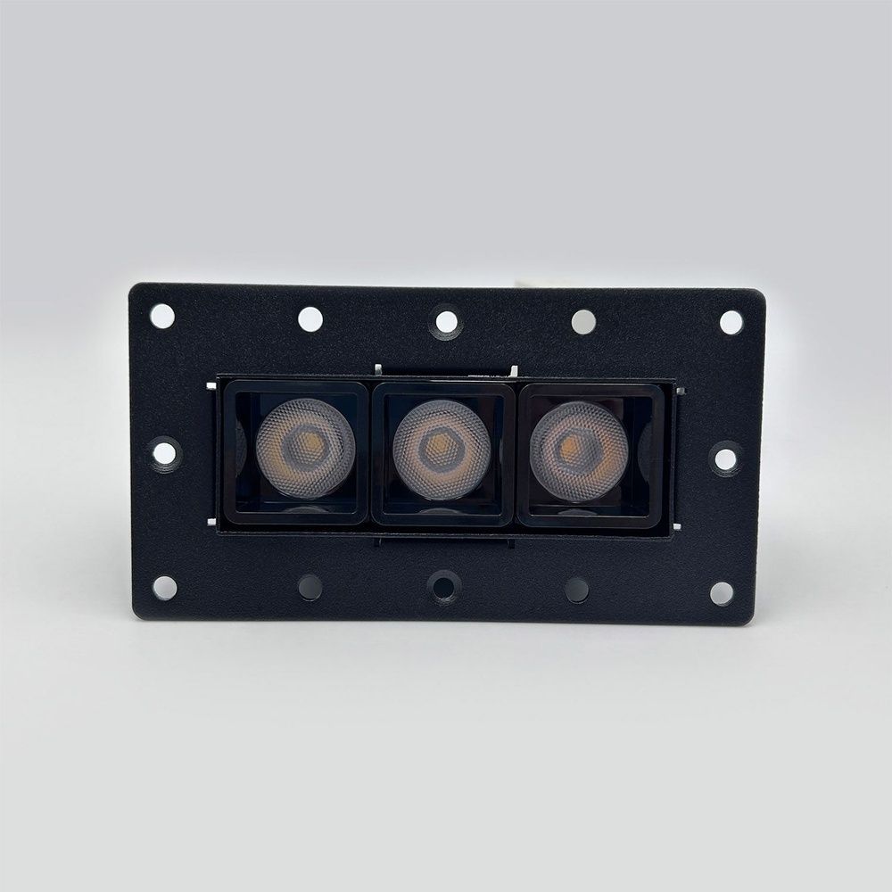 Built-in luminaire Skarlat RSL74145 3&times;2W BK 3000K s61143 photo