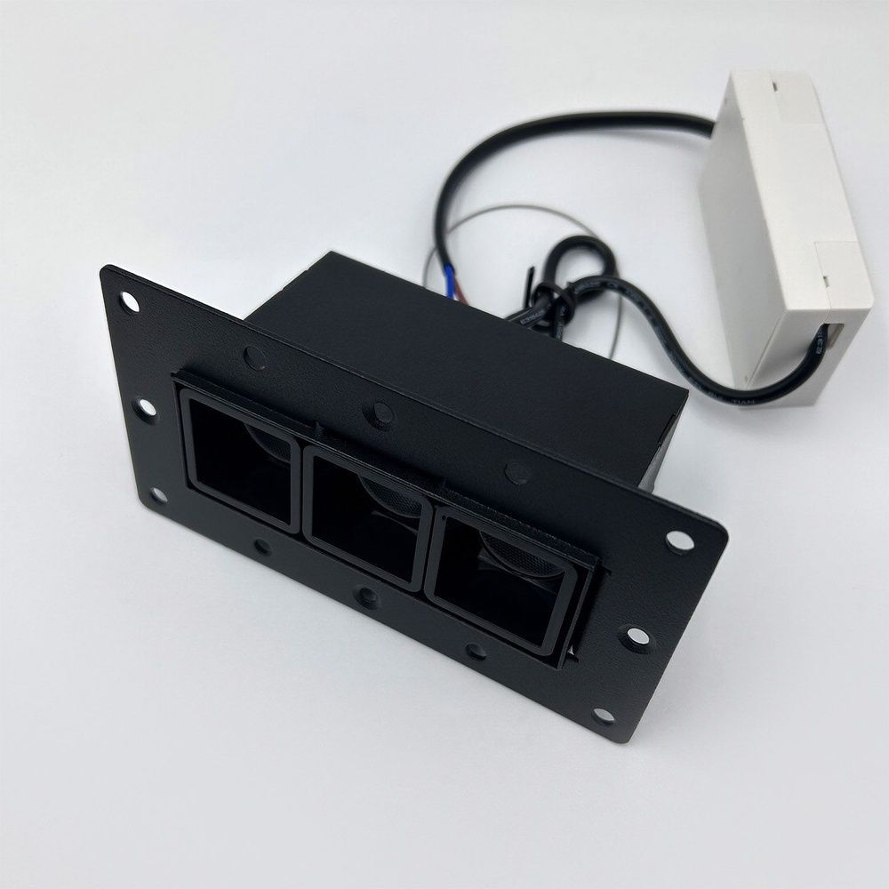 Built-in luminaire Skarlat RSL74145 3&times;2W BK 4000K s61144 photo