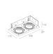 Встроенный светильник Skarlat RGL7116-2 2&times;18W WH+BK 3000K s61241 фото 2