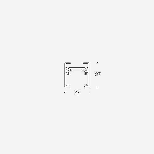 Magnetic track S20 Short - Black u02291 photo