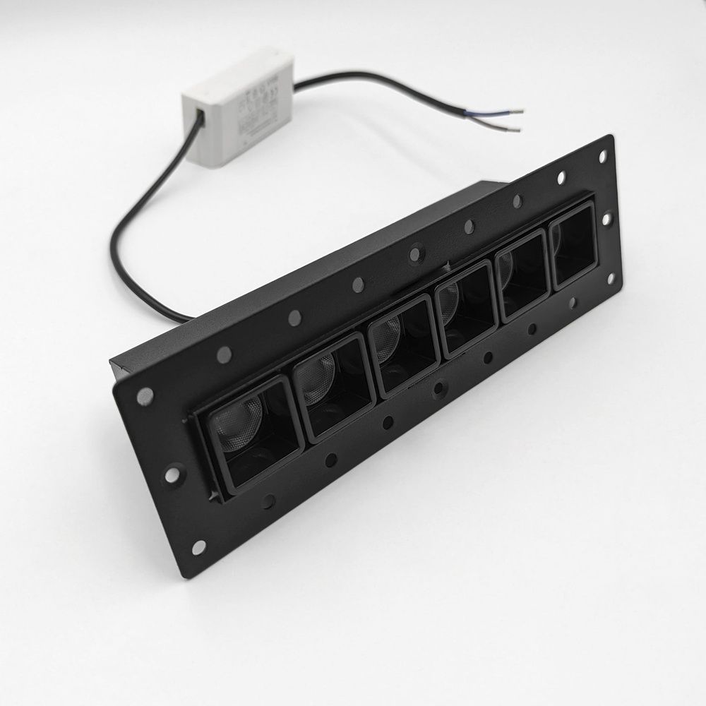 Recessed luminaire Skarlat RSL74146 6&times;2W BK 4000K s61146 photo