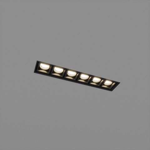 Recessed luminaire Skarlat RSL74146 6&times;2W BK 4000K s61146 photo