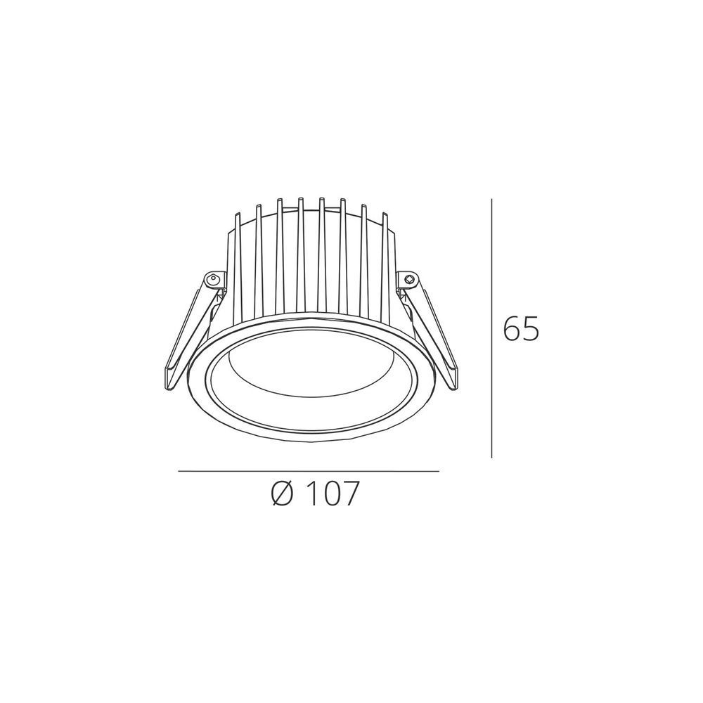 Точечный светильник Skarlat RDL73027-3.5 12W WH+CHR 4000K s61369 фото