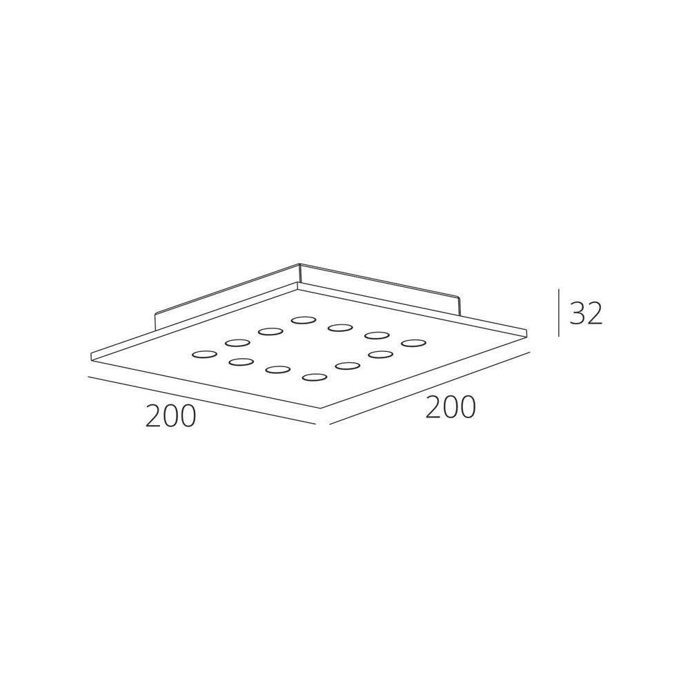 Точковий світильник Skarlat RSLC78063 12&times;1.5W WH+BK 4000K s61148 фото