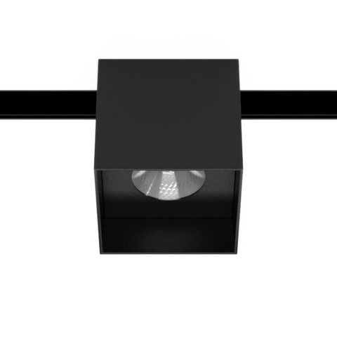Track light ULIGHT KUB80 intrack spot 12W 3000K black u07035 photo