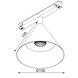 DALI track light ULIGHT Bell 150 intrack 12W 3000K black satin u02922d photo 2