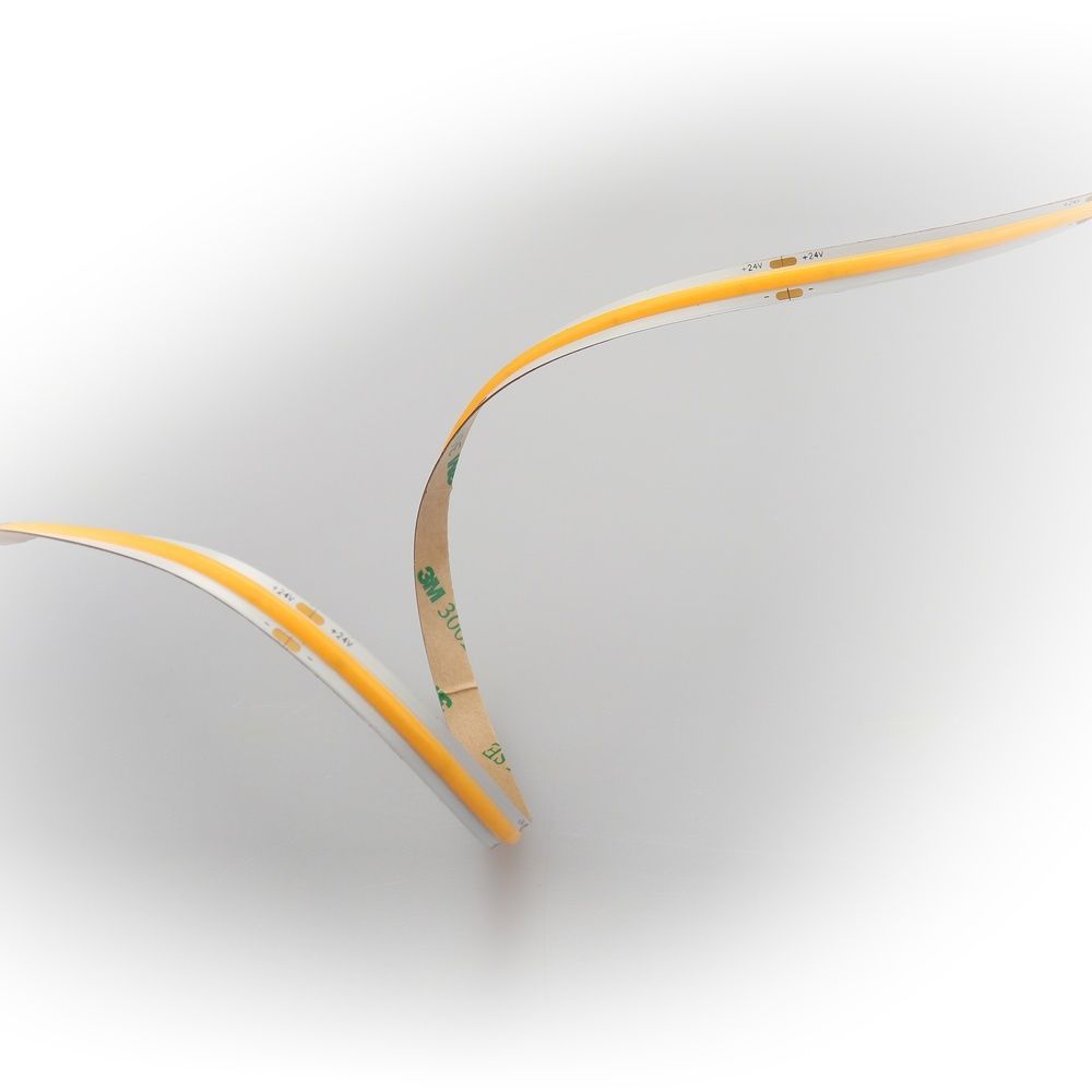 Світлодіодна стрічка Ustrip LED480-COB-W30-24V-10W-8mm-FC теплий білий a000003 фото