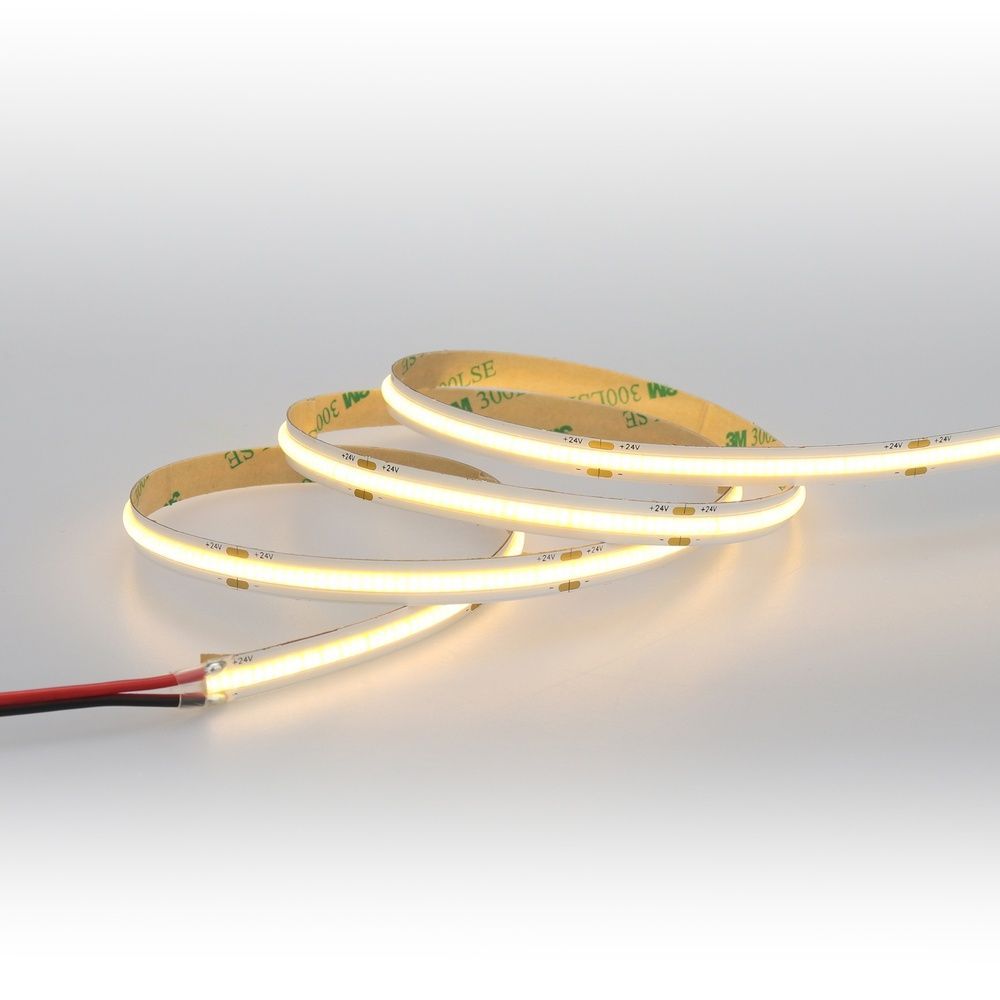 Світлодіодна стрічка Ustrip LED480-COB-W40-24V-10W-8mm-FC денний білий a000004 фото