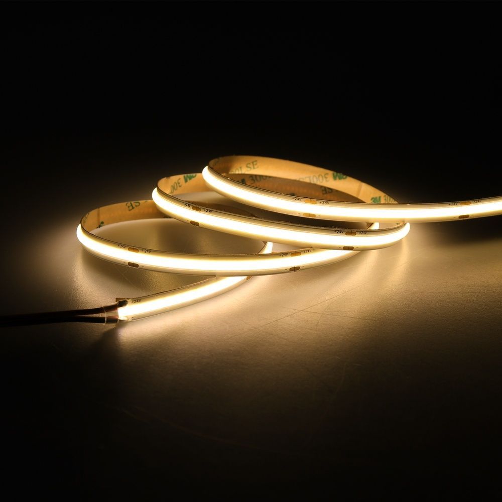 Світлодіодна стрічка Ustrip LED480-COB-W40-24V-10W-8mm-FC денний білий a000004 фото