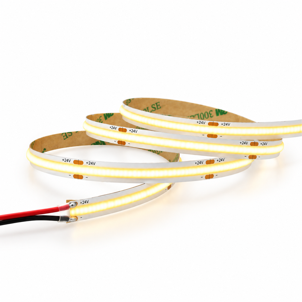 Светодиодная лента Ustrip LED480-COB-W40-24V-10W-8mm-FC дневной белый a000004 фото