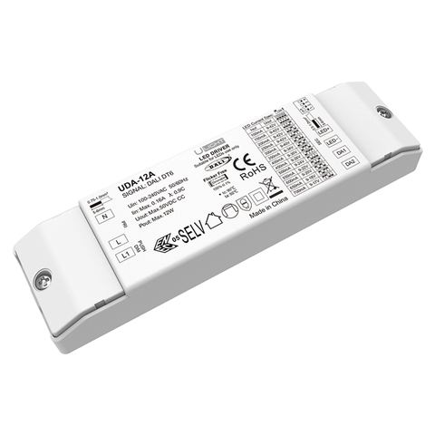 Usmart UDA-12A - DALI+Push светодиодный драйвер постоянного тока 1CH 12Вт a010119 фото