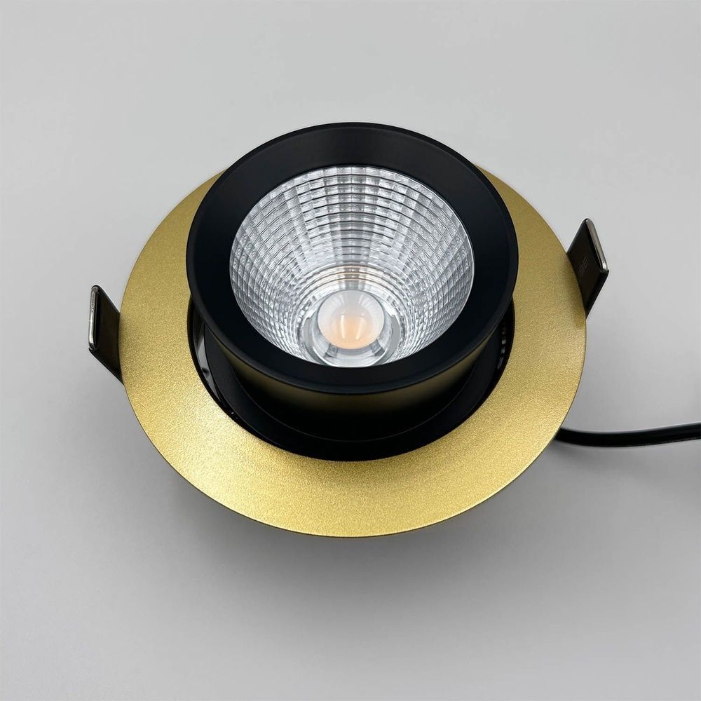 Built-in luminaire Skarlat RSL74251 15W GD+BK 3000K s1695373 photo