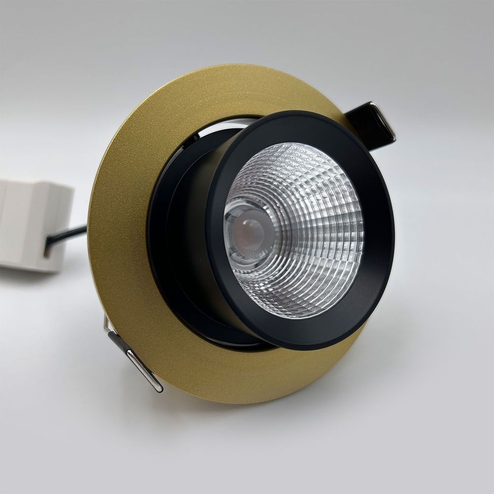 Built-in luminaire Skarlat RSL74251 15W GD+BK 3000K s1695373 photo