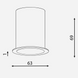 Recessed Light Polo 7W F IP54 - White, 4000K u09088 photo 2