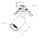 Recessed Light Spot50 in 7W - Black, 4000K u09727 photo 2