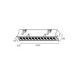 Встроенный светильник Skarlat RSL74108 12&times;2W WH+BK 4000K s26752 фото 2